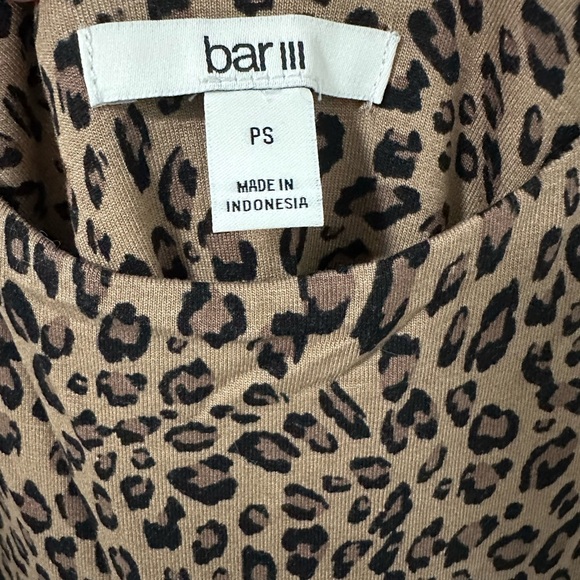 Bar III Cheetah‎ Print Bodycon Midi Dress, Size Petite Small NWT - Picture 7 of 9